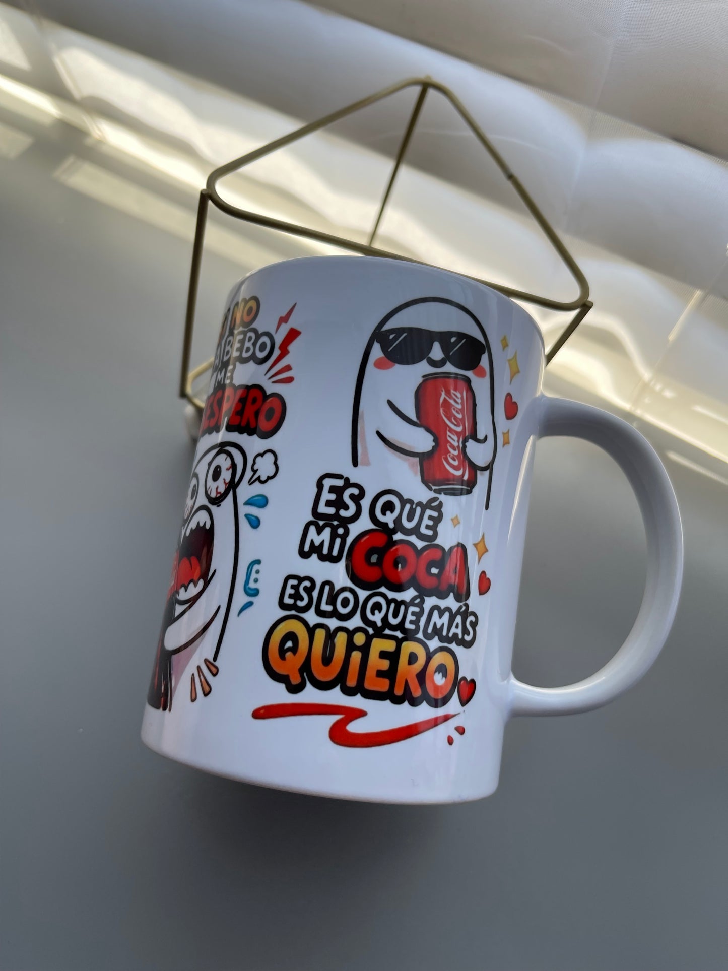 Taza de coca humor