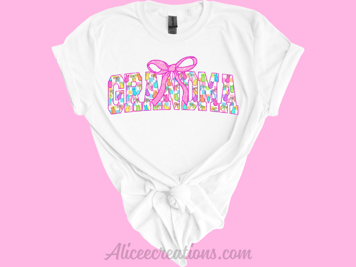 Easter peeps Mama, Grandma, Aunt tee