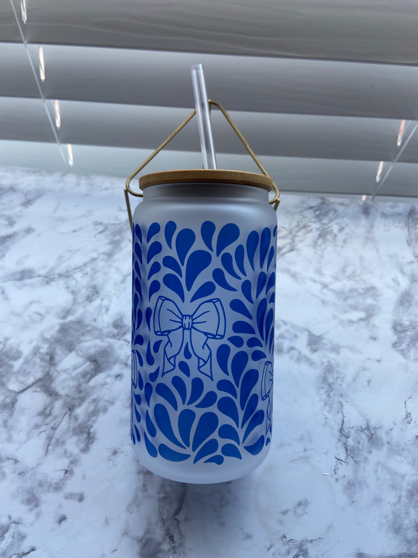 Coquette Talavera 16oz glass cups