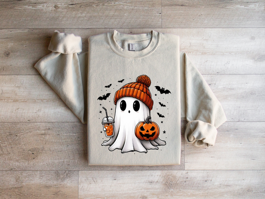 Fall ghosty Crewneck