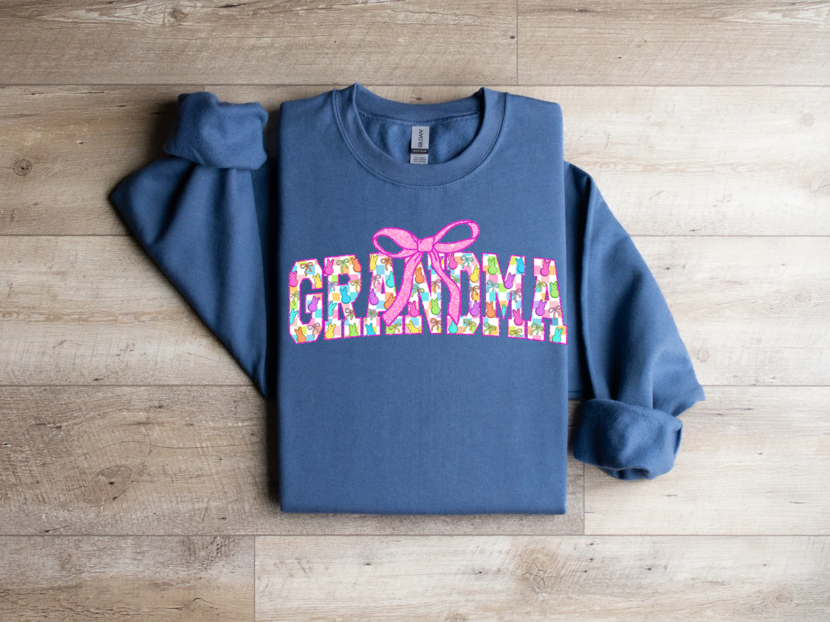Easter peeps MAMA/GRANDMA crewneck sweatshirt