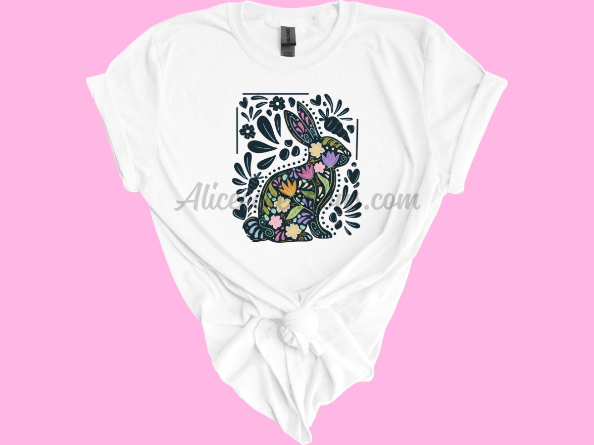 Talavera floral bunny tee