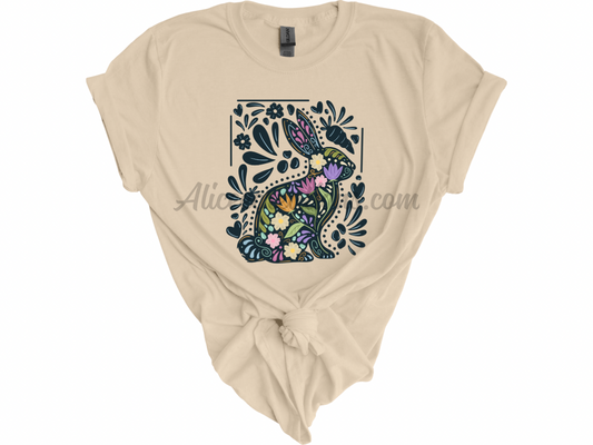 Talavera floral bunny tee