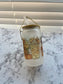Pumpkin spice coffee cup 16 oz with bamboo lid & straw