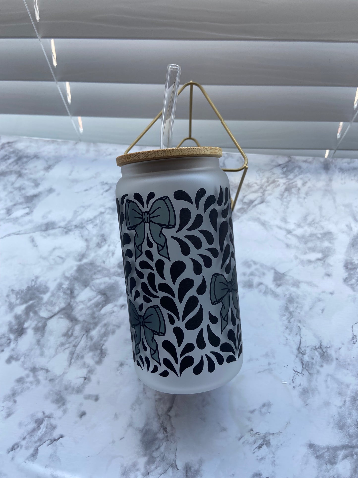 Coquette Talavera 16oz glass cups