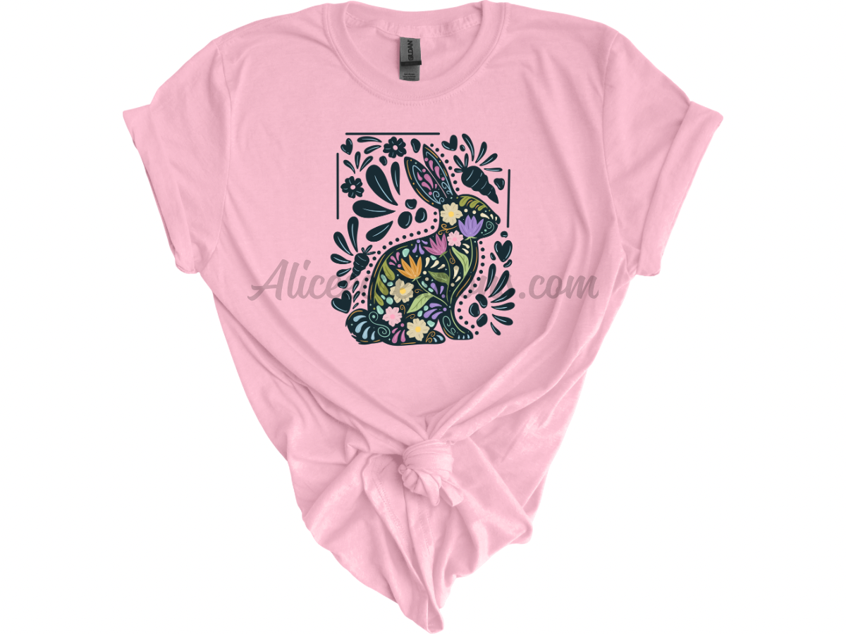 Talavera floral bunny tee