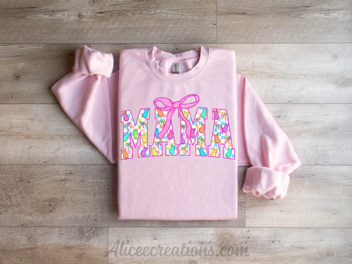 Easter peeps MAMA/GRANDMA crewneck sweatshirt