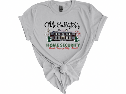 Christmas McCallister’s home security  tee