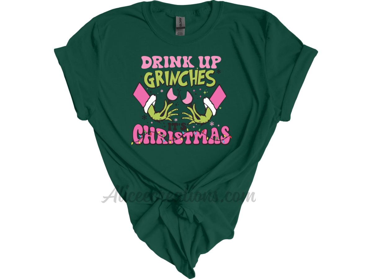 Drink up it’s Christmas tee