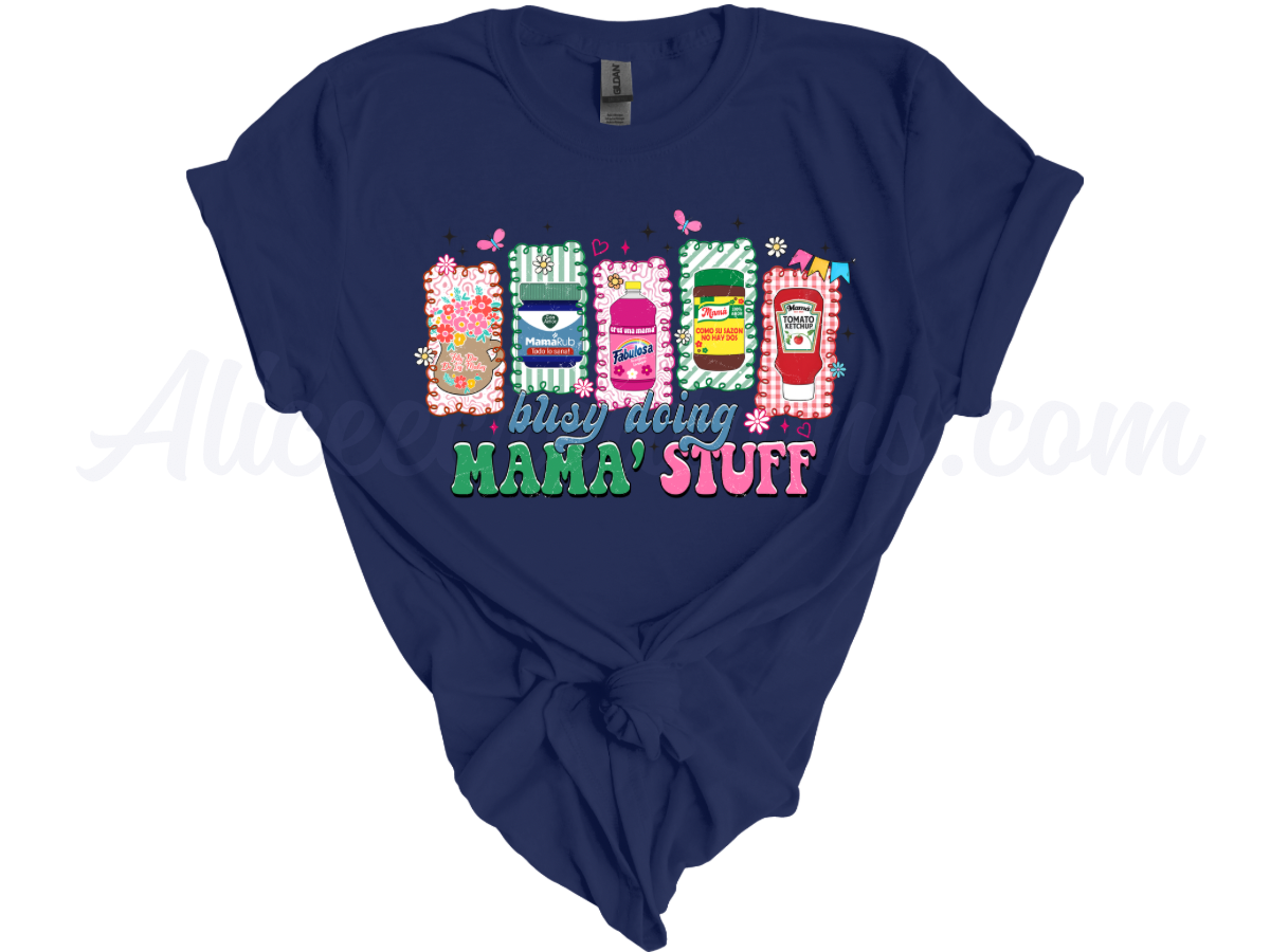 Doing mama stuff short sleeve tee