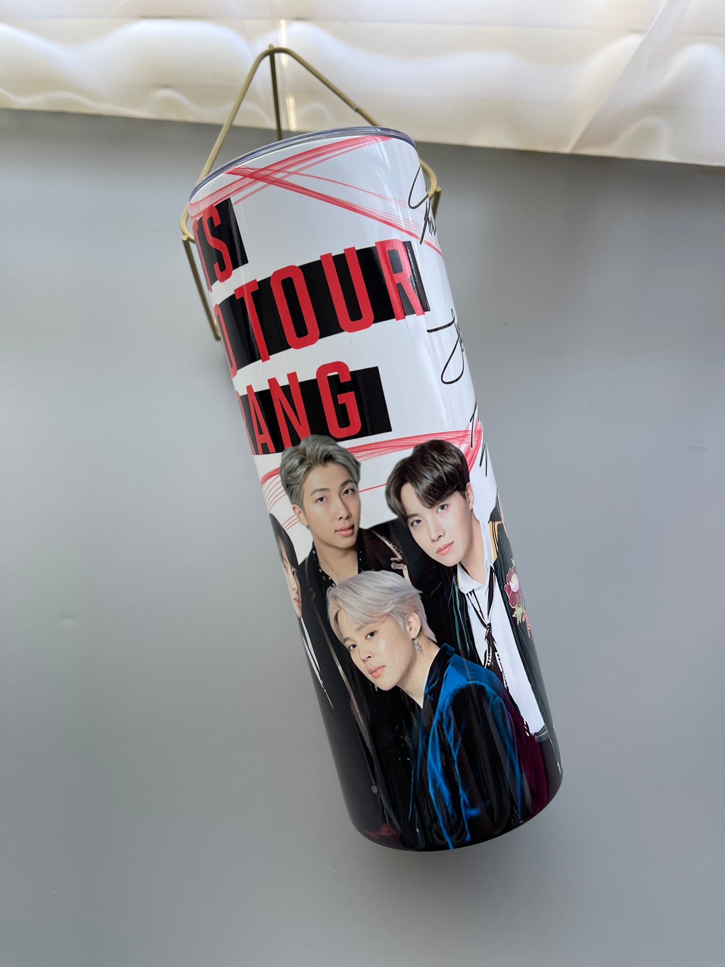 BTS world tour tumbler 20oz