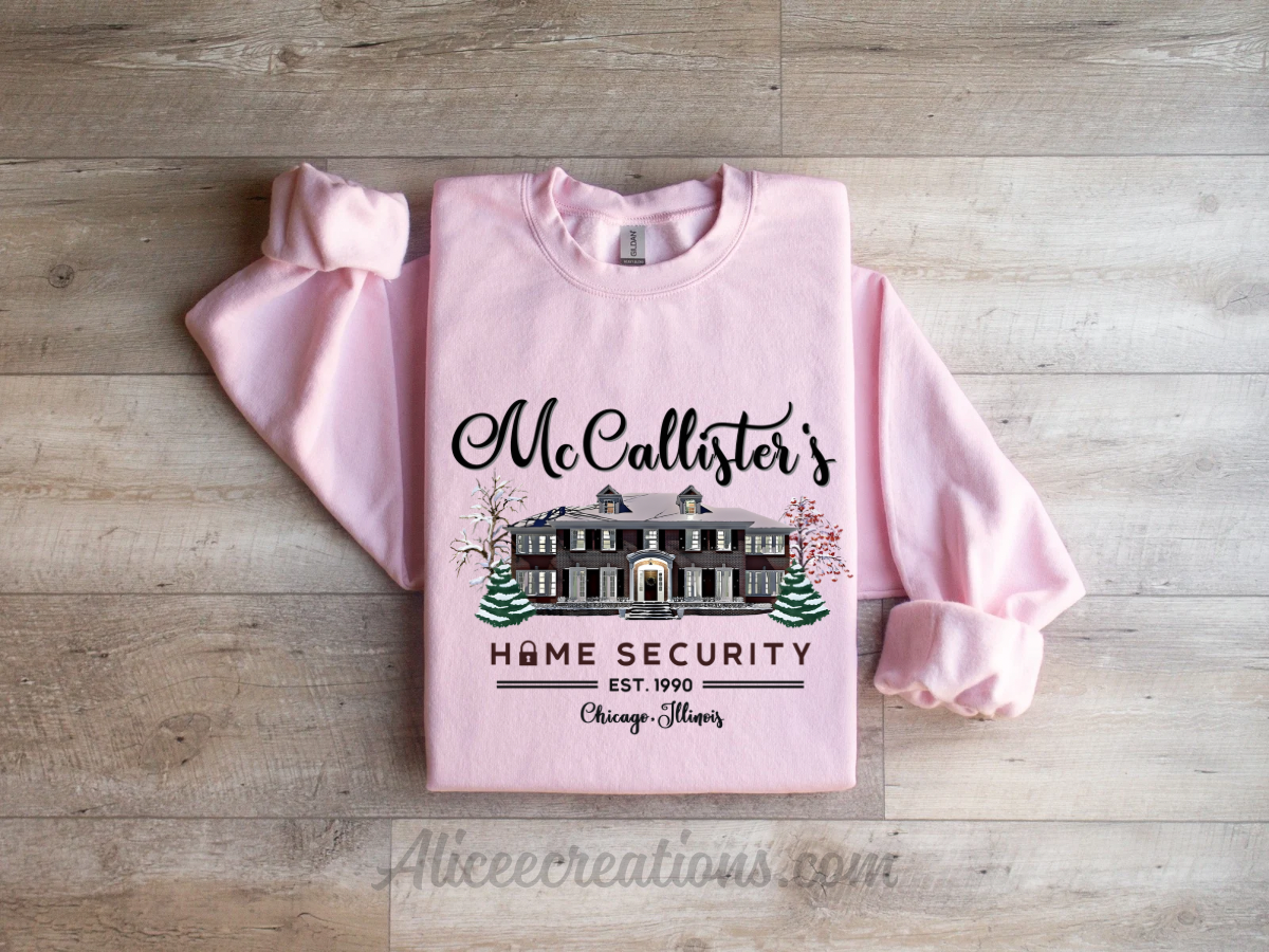McCallister’s home security Chicago Illinois crewneck sweatshirt