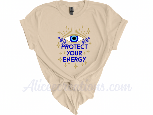 Protect Your Energy Tee | Spiritual Eye Graphic Shirt