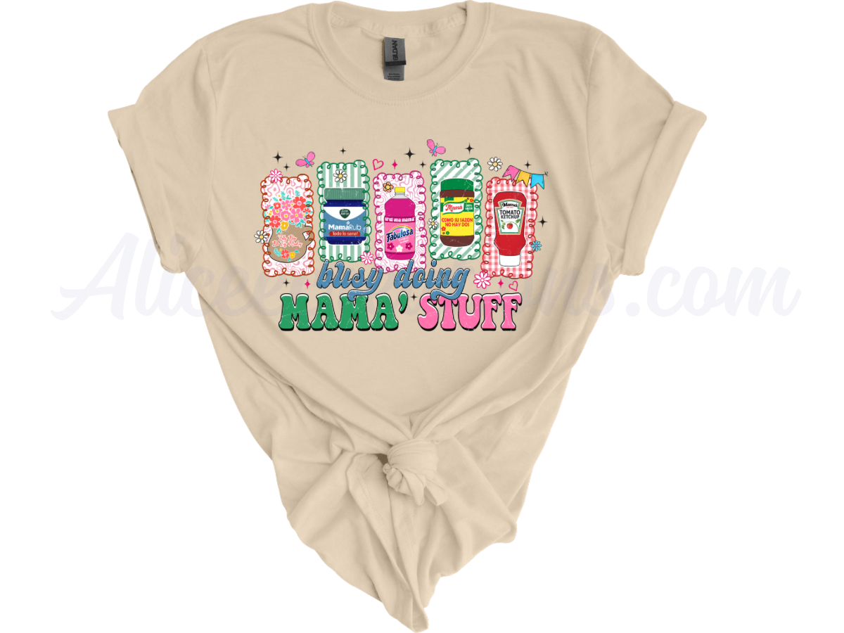 Doing mama stuff short sleeve tee