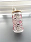 Spooky vibes pink ghosty glass cup