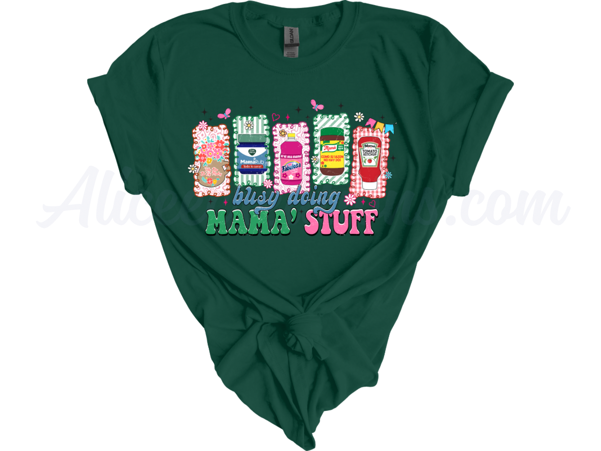 Doing mama stuff short sleeve tee