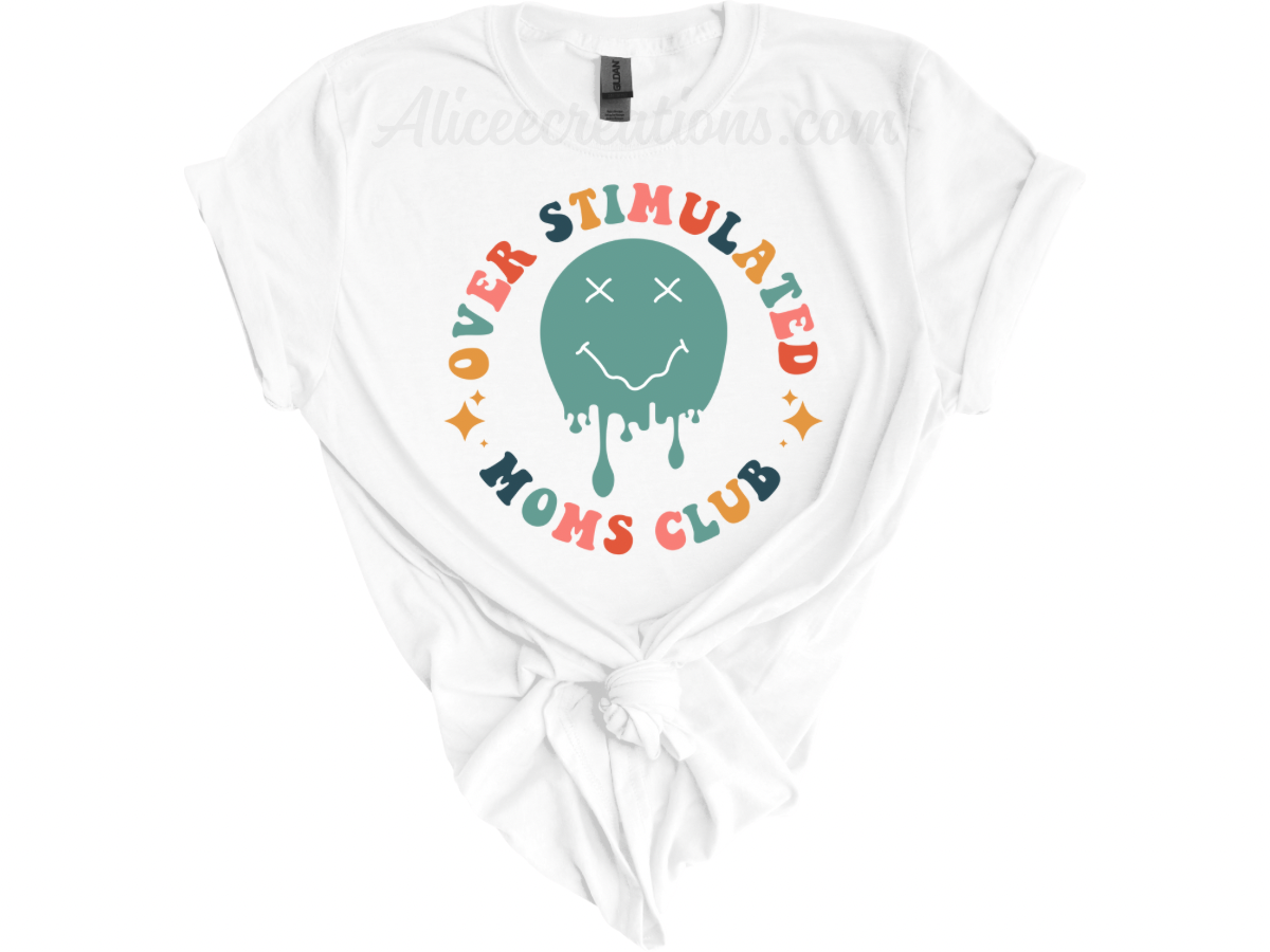 Over stimulated moms club drip face