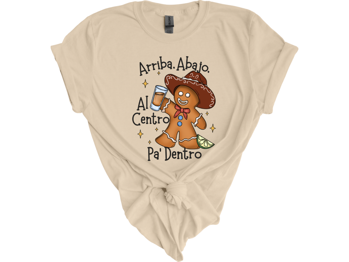 Gingerbread borracho Christmas tee