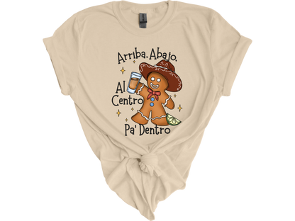 Gingerbread borracho Christmas tee