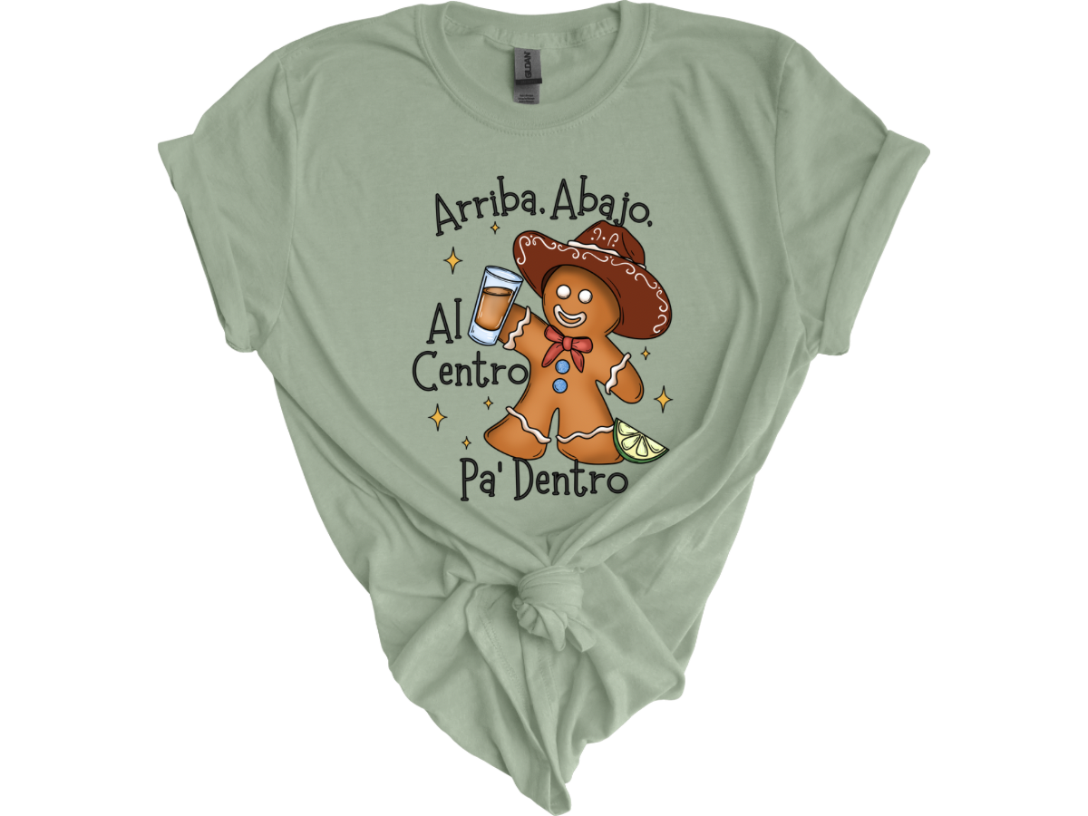 Gingerbread borracho Christmas tee