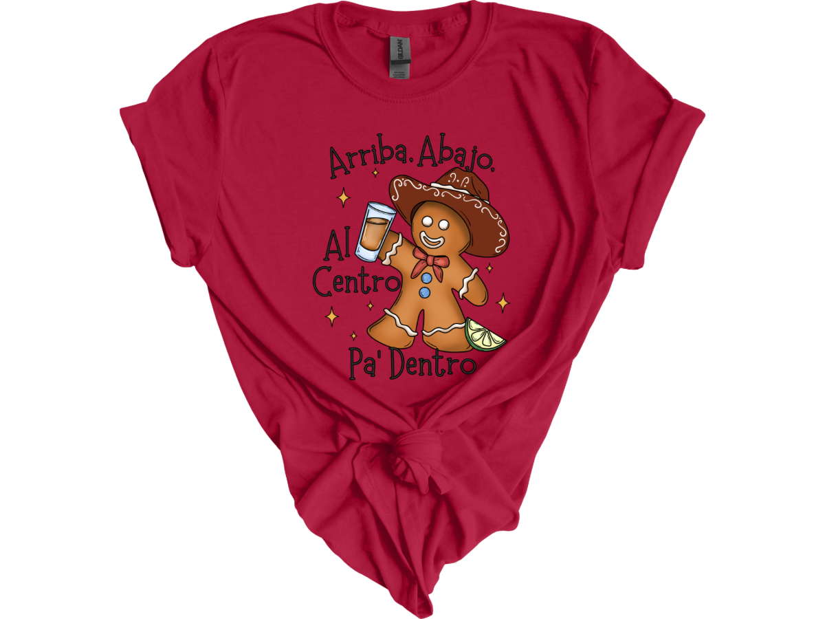 Gingerbread borracho Christmas tee