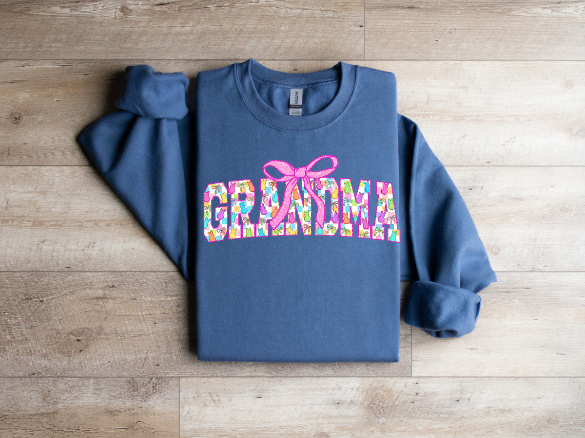 Easter peeps MAMA/GRANDMA crewneck sweatshirt