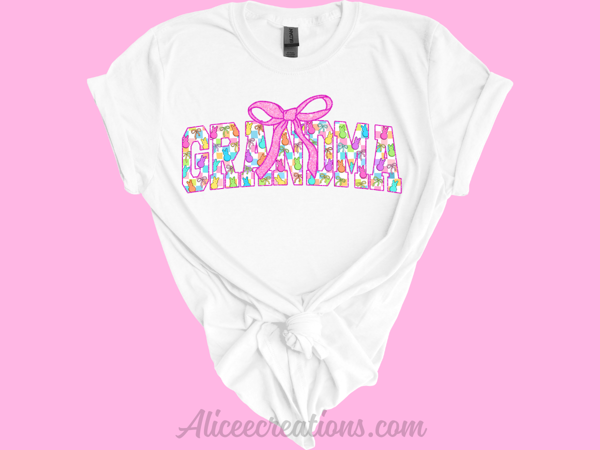 Easter peeps Mama, Grandma, Aunt tee