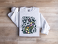 Talavera floral bunny long sleeve crew