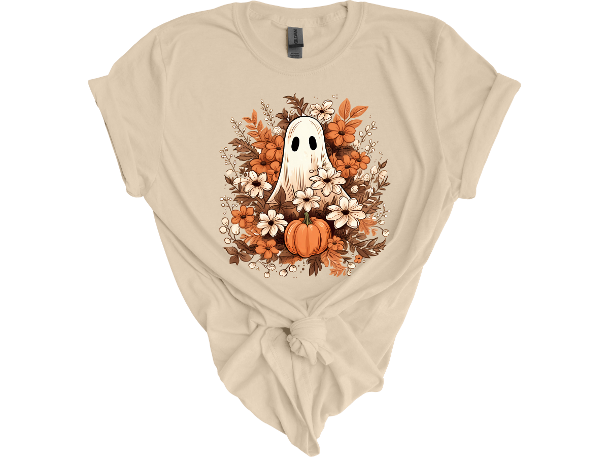 Floral Ghost tee