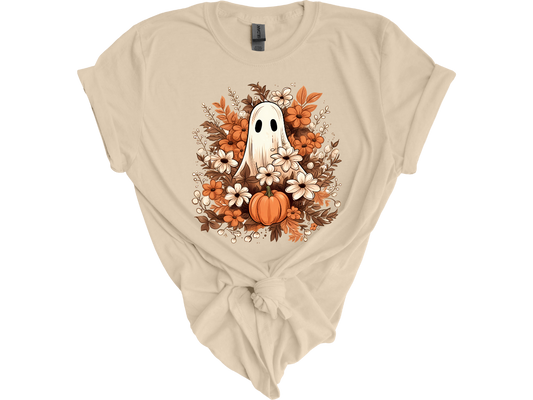 Floral Ghost tee