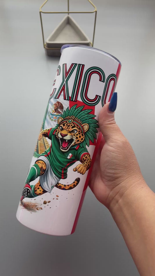Mexico soccer team tumbler