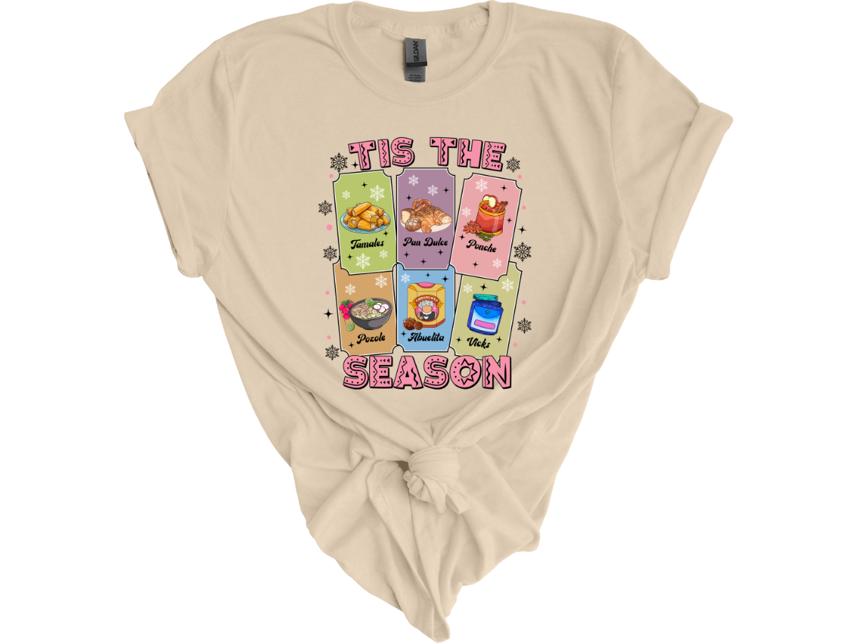 Christmas Tis the season Hispanic tee