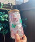 Custom Beer Can Glass | Butterfly Glass Can | Alicee Creations