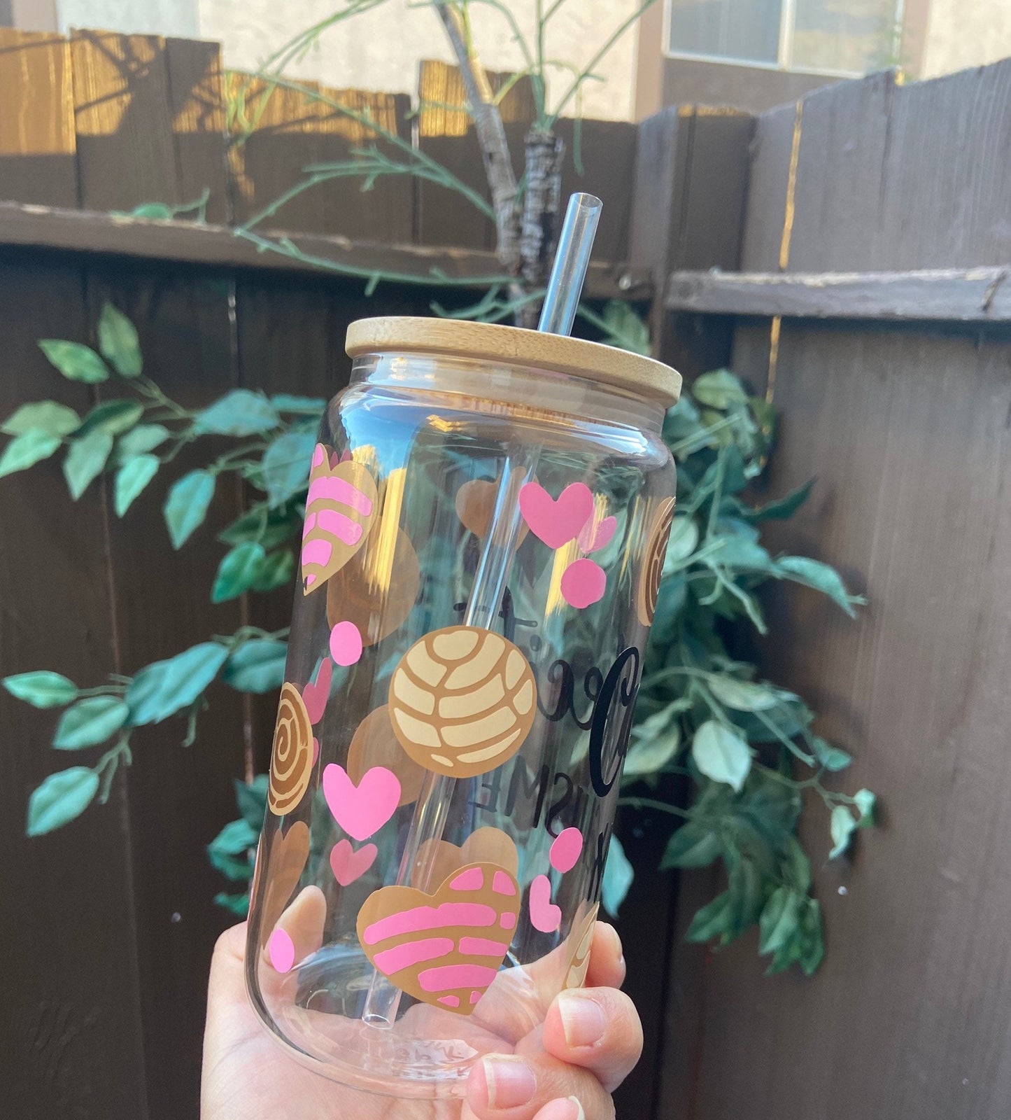 Cool Gift For Dad | Glass Can With Bamboo Lid | Alicee Creations